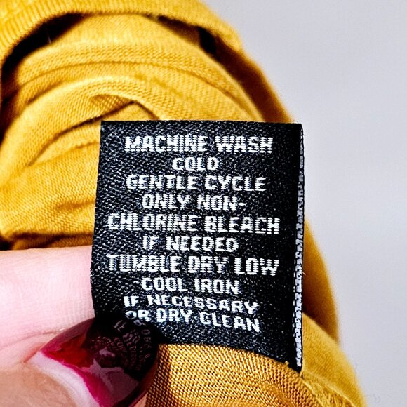 Joan Vass Merrigold Yellow Short Sleeve Tee With High-Low‎ Hem ~SS45.6 - Picture 4 of 7